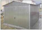 Plechová garáž 3x5 sedlová strecha