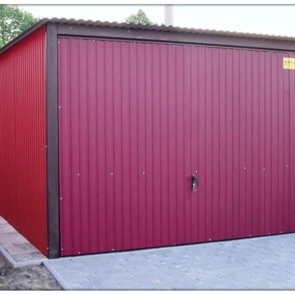 Plechová garáž 3 x 5m - zadní spád- BTX 3005