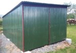 Plechová garáž 3 x 6m