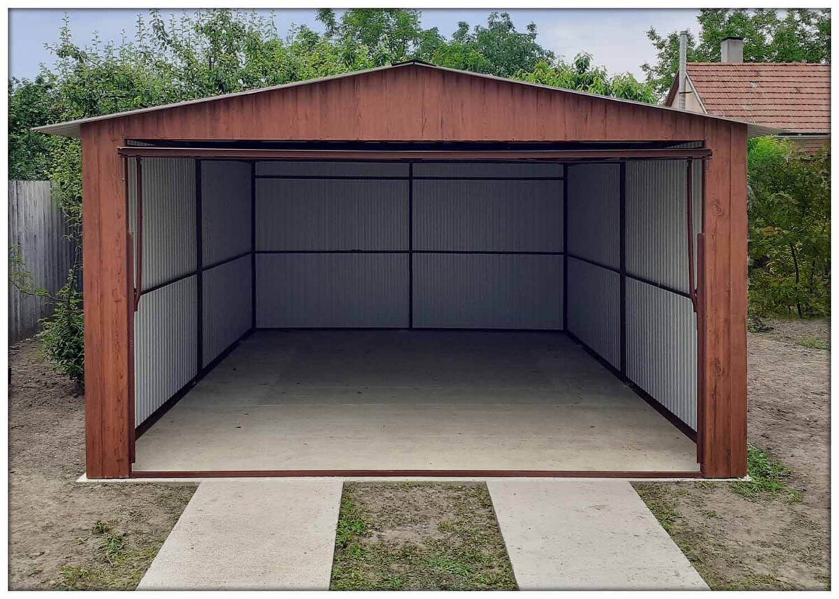 Plechová garáž 4x6