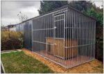 Kotec 3x2m s úložným prostorem 2x2m - zvýšený