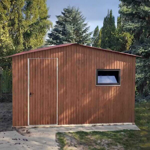 Zahradní domek 4x3m se sedlovou střechou
