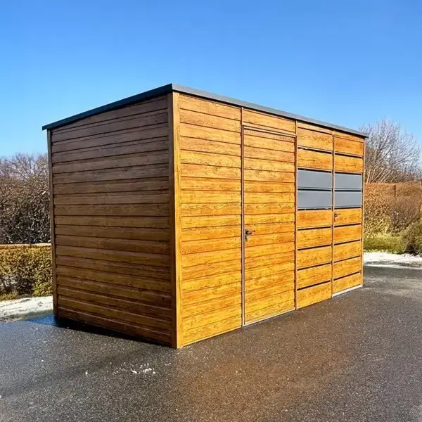 Zahradní domek s přístřeškem 4 x 2 m