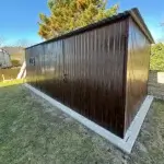 Zahradní domek 5x2 m se spádem dozadu