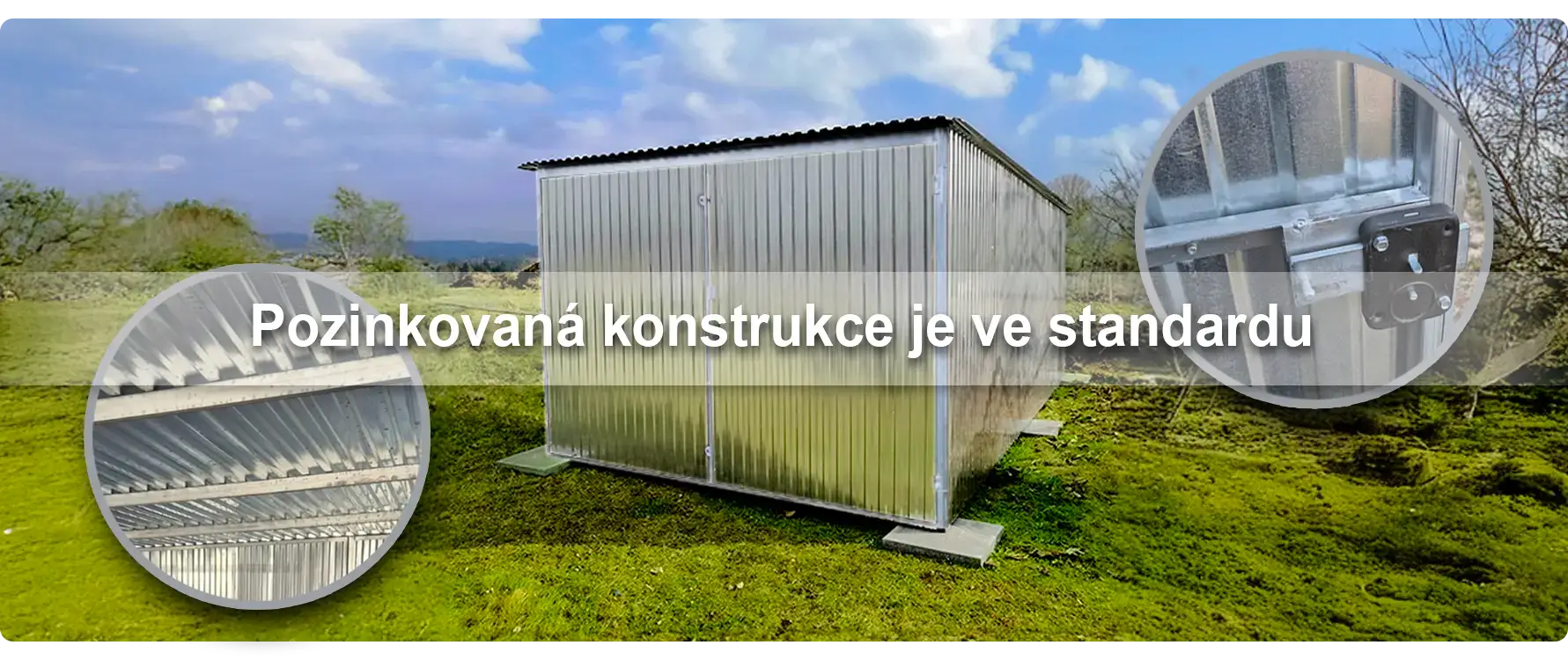 Pozinkovaná konstrukce je ve standardu - StalConcept.cz